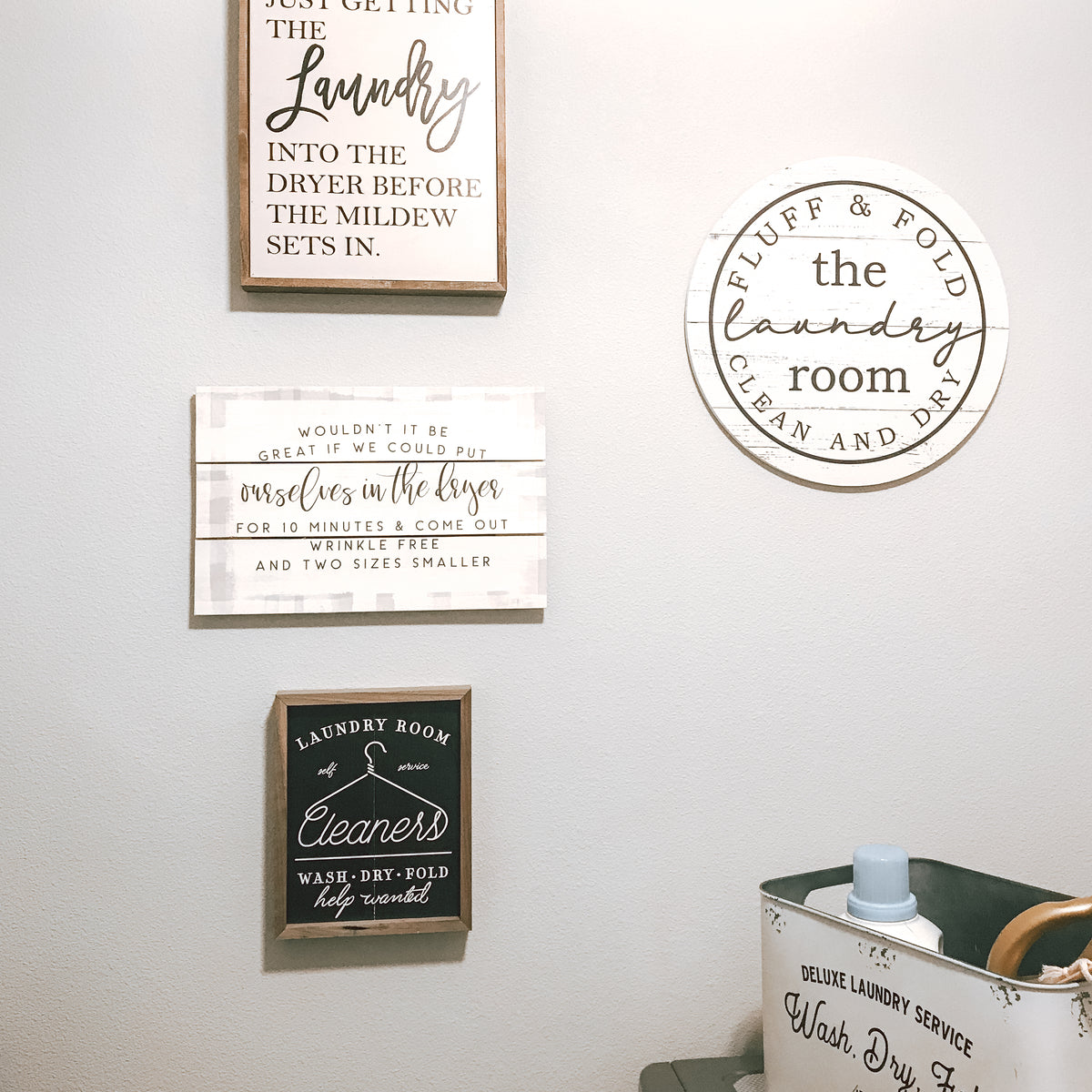 Laundry Room Cleaners Wall Art