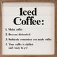 Iced Coffee Recipe