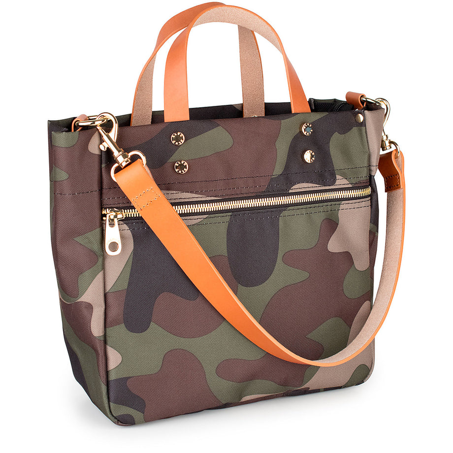 Codie Nylon Tote with Leather Accents | Southern Homestead Mercantile Camo