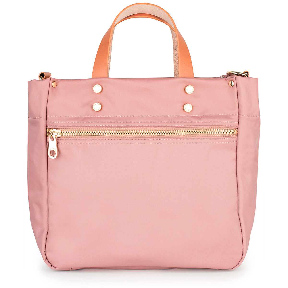 Joey Nylon Tote with Leather Accents