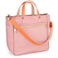 Joey Nylon Tote with Leather Accents