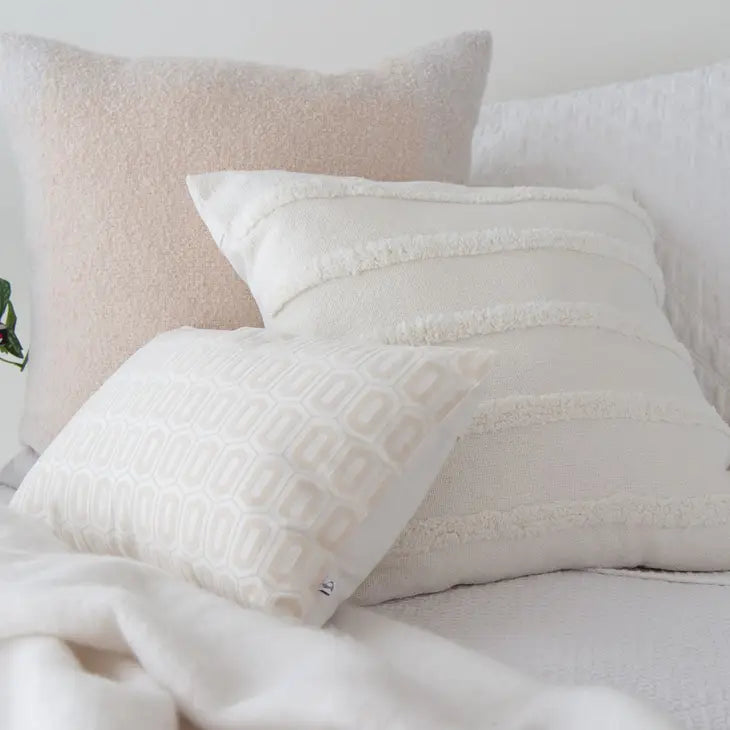 Layla Tufted Striped Pillow Cover