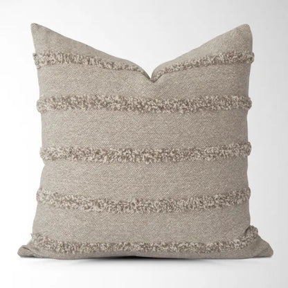 Layla Tufted Striped Pillow Cover
