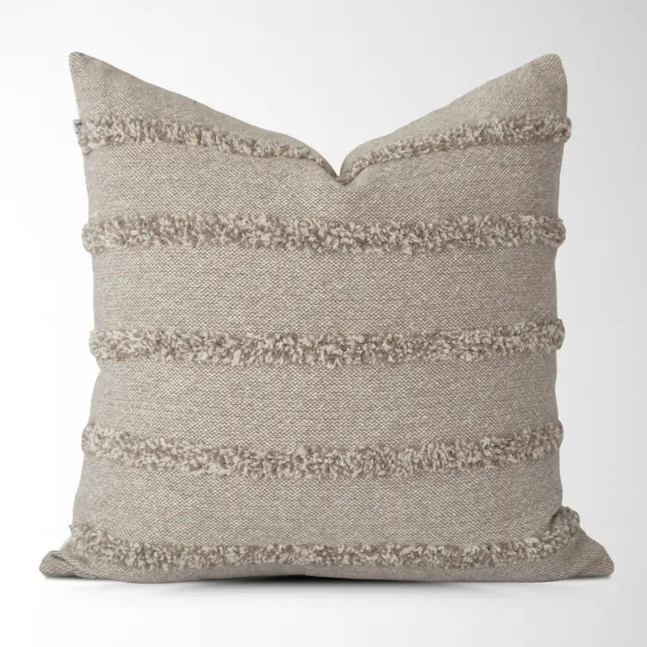 Layla Tufted Striped Pillow Cover
