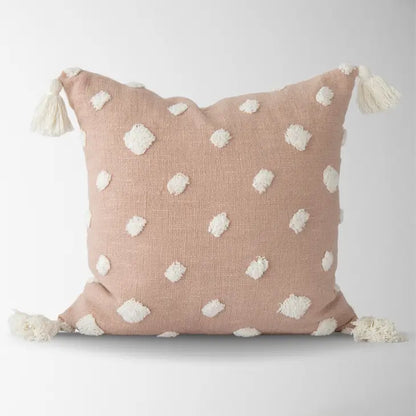 Lillee Polka Dot Shag Pillow Cover