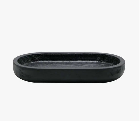 Small Wood Tray - Black