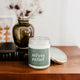 Stress Relief Soy Candle | Clear Jar | Sage Green