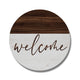 Welcome Stripe - Brown