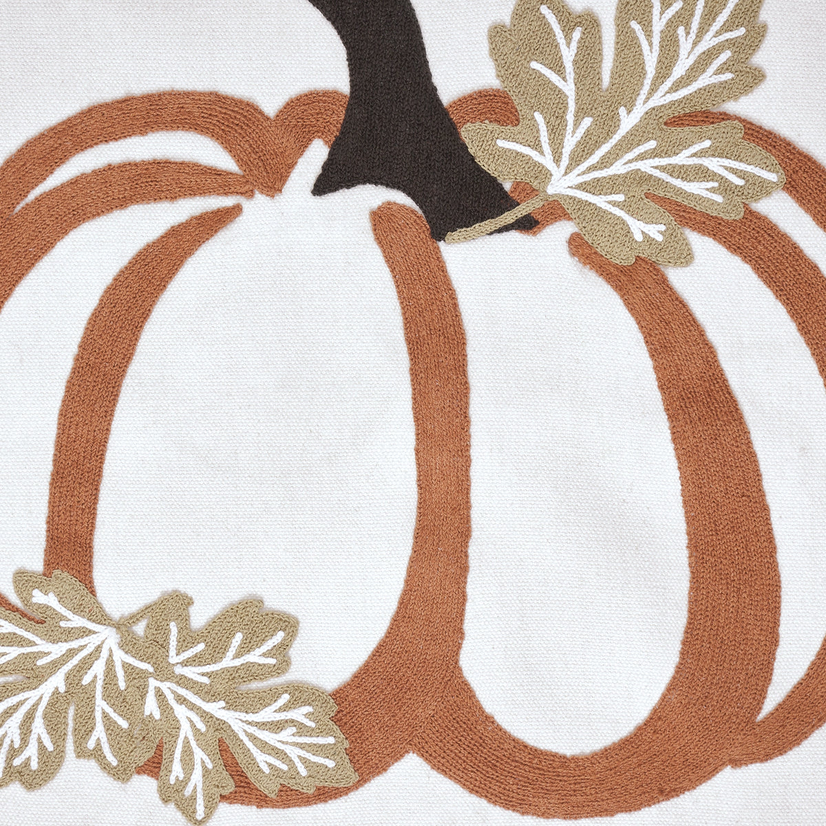 Wheat Plaid Pumpkin Pillow