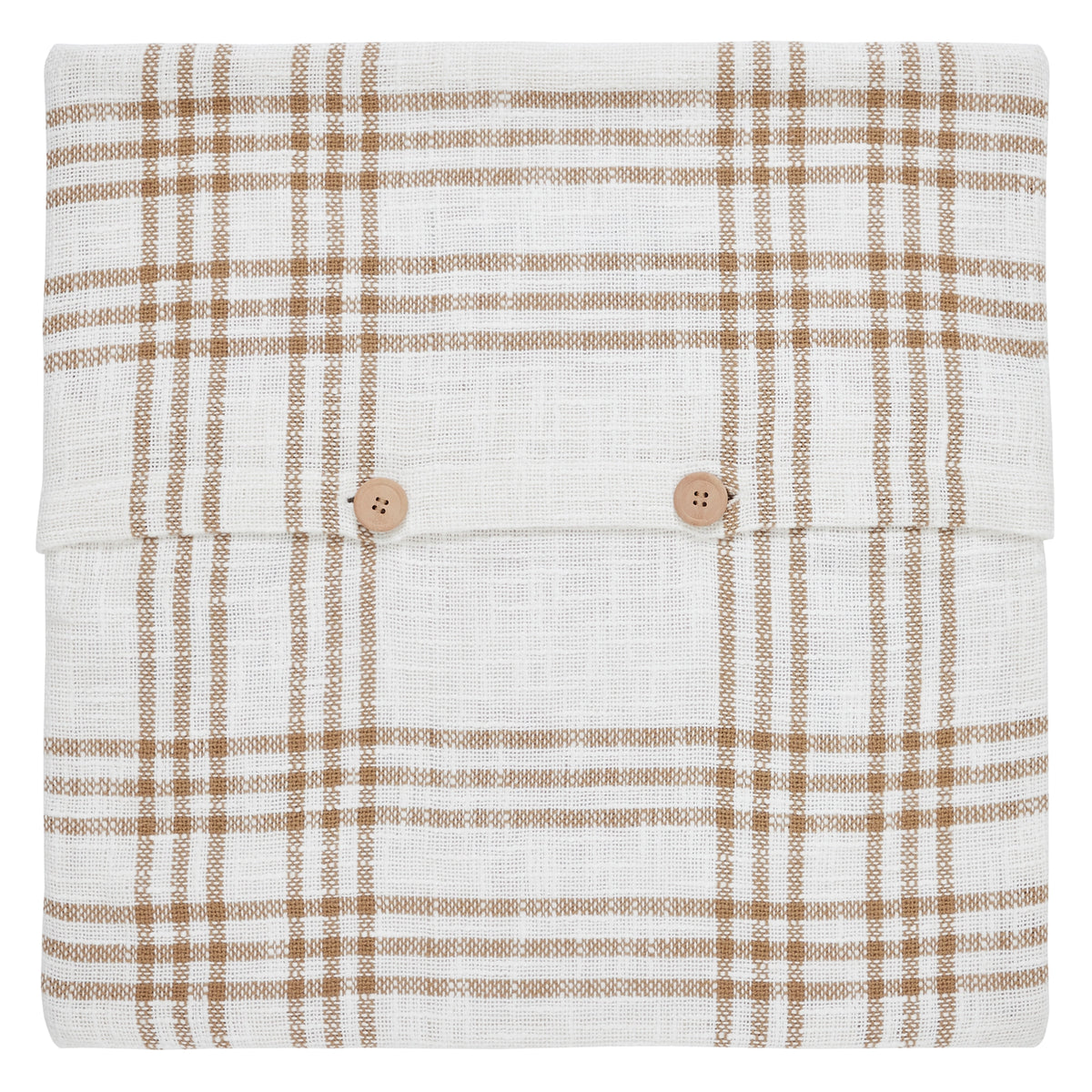 Wheat Plaid Pumpkin Pillow