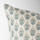 Zenni Vintage Petite Floral Pillow in Blue