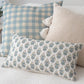 Zenni Vintage Petite Floral Pillow in Blue