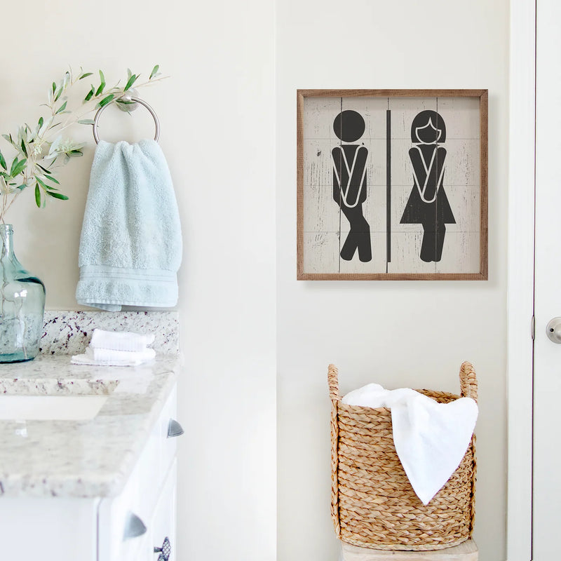 Rustic Bathroom Icons