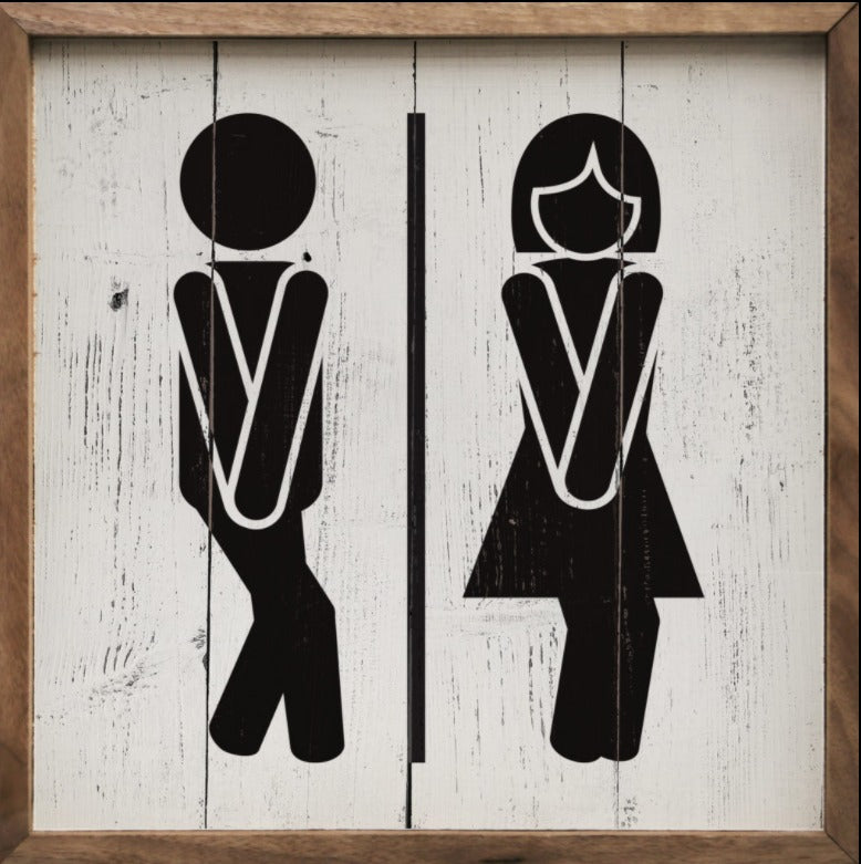 Rustic Bathroom Icons