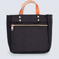 Joey Nylon Tote with Leather Accents