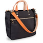 Joey Nylon Tote with Leather Accents