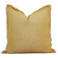 Mustard Fringe Pillow