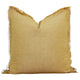 Mustard Fringe Pillow