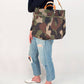 Codie Tote with Leather Accents