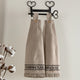 Sawyer Mill Charcoal Farmhouse Button Loop Kitchen Towel