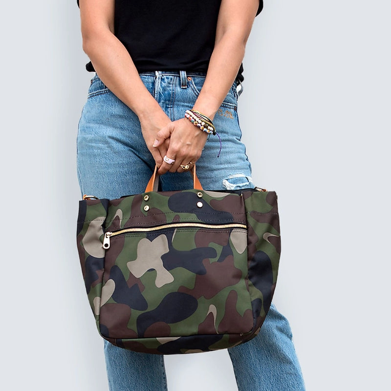 Codie Tote with Leather Accents