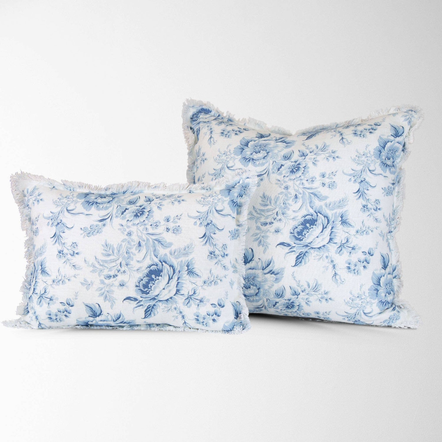 Charlotte Vintage French Floral Toile Pillow Cover