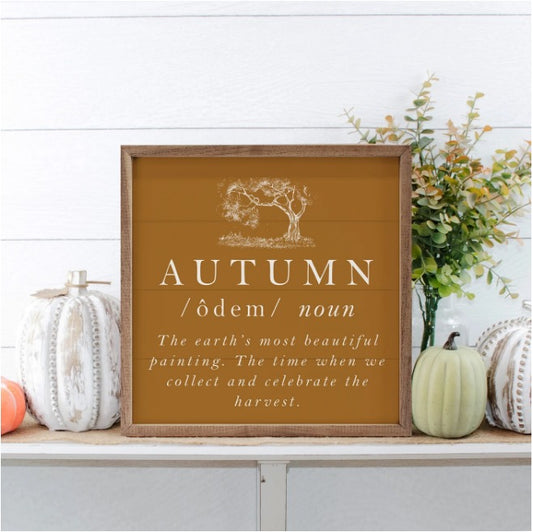 Definition Of Autumn