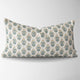 Zenni Vintage Petite Floral Pillow in Blue