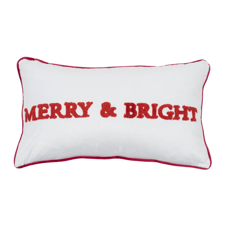 Velvet Merry & Bright Pillow