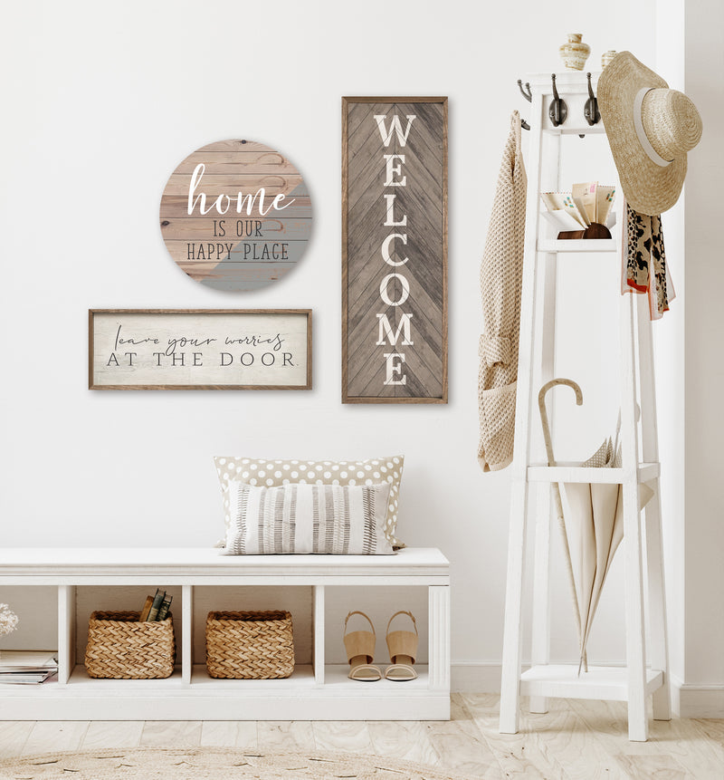 Welcome Sign - Vertical