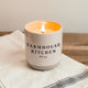 Farmhouse Kitchen Soy Candle | Stoneware Candle Jar