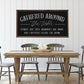 Gathered Around The Table - White or Black