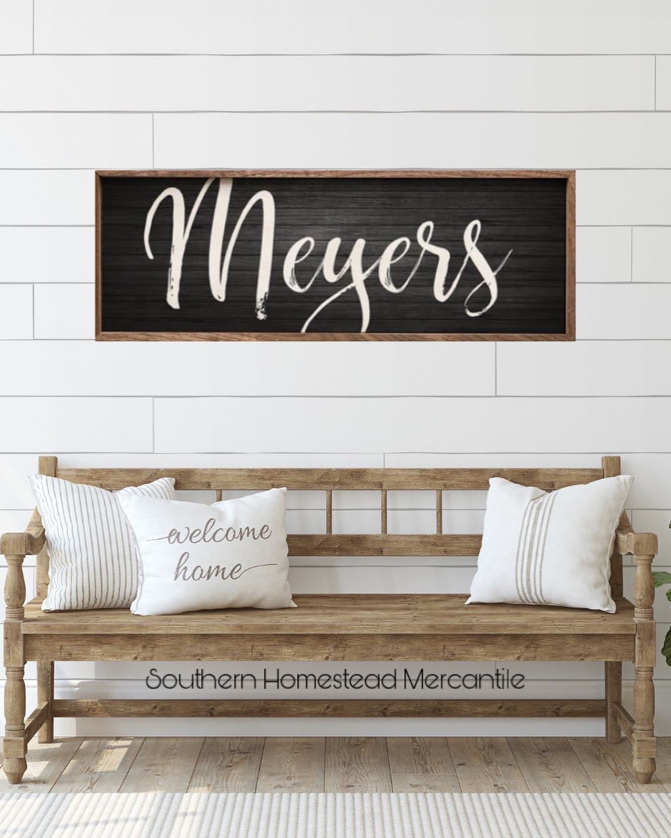 Personalized Last Name - Shiplap