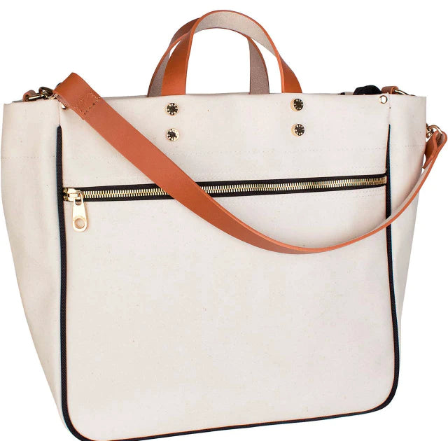 Codie Tote with Leather Accents