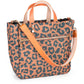 Joey Nylon Tote with Leather Accents