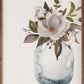 Magnolia And Cotton Vase