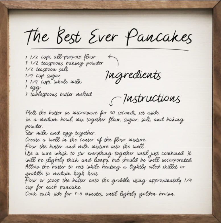 Best Ever Pancake Recipe