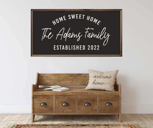 Personalized Home Sweet Home