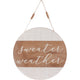 Sweater Weather Wall Sign