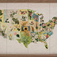 Vintage State Flowers Print